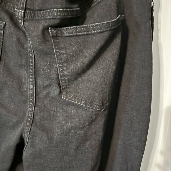 Catherines Black Flare Wide Leg Jeans - Picture 4 of 6